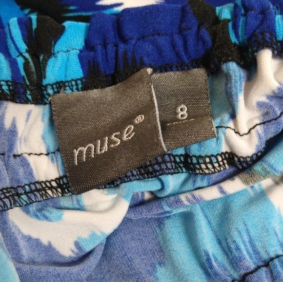 Adorable Blue Off the Shoulders Dress EUC ❤️ - Picture 8 of 9